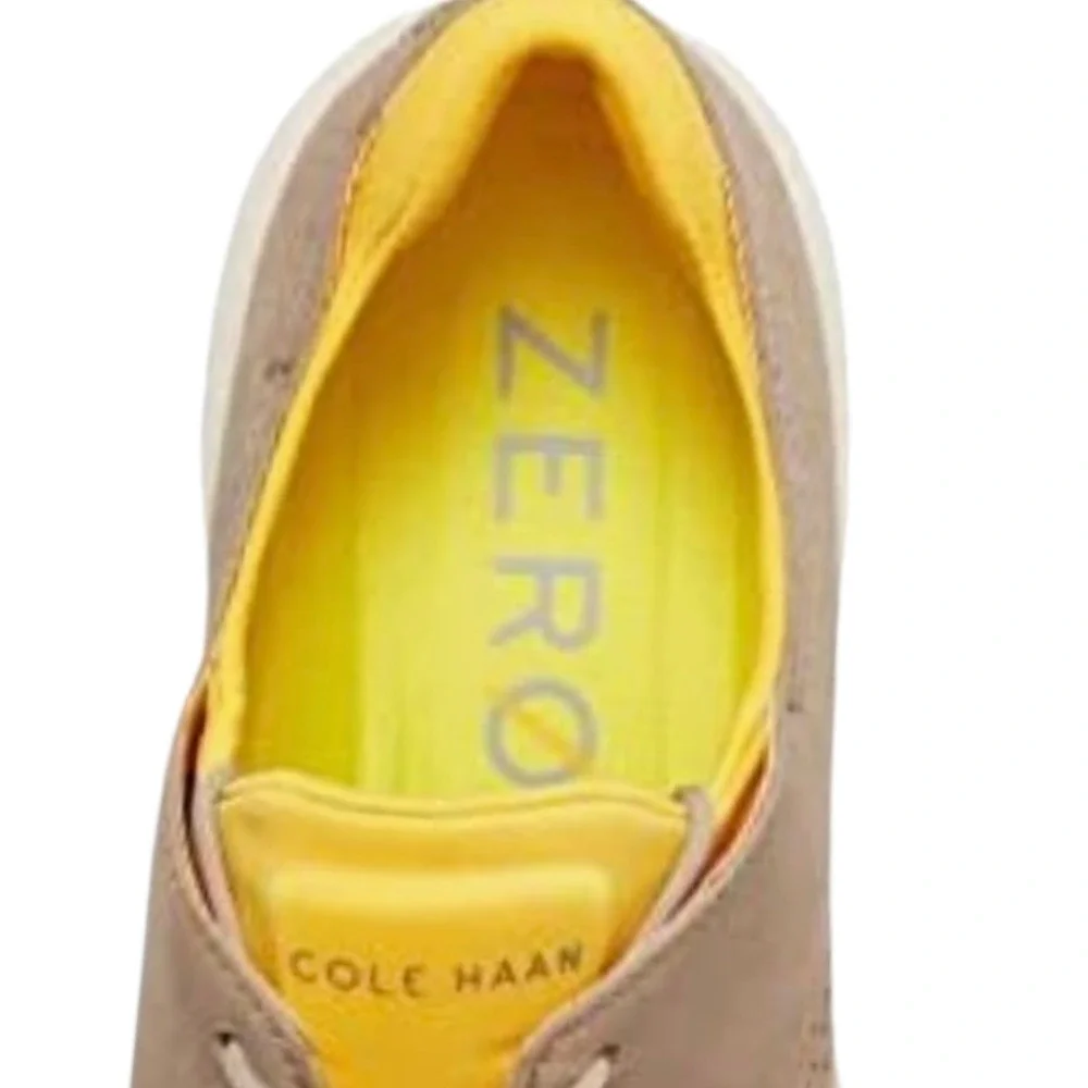 Cole Haan Men's 2 Zerogrand Laser Wingtip Oxfords Size‎ 8 M Color Dune Ivory NEW